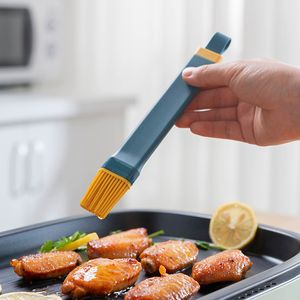 Silicone Oil Brush BBQ Tools Brushes Detachable High Temperature Resistant Flat pan