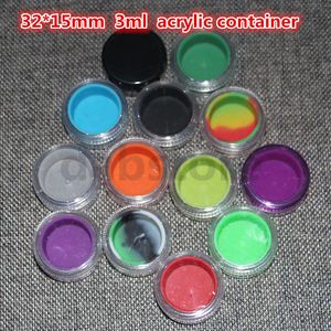 Acrylic silicon container storage jar Eco Friendly Eco Friendly , non stick