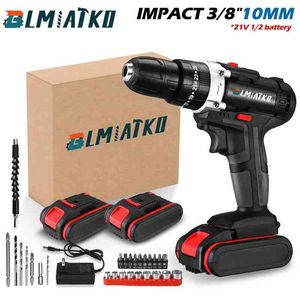 48V Multifunctional Electric Impact Cordless Electric Drill Home DIY Electric Power Tools Hand Drills Home DIY Electric Power