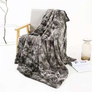 Fashion Warm Adults Children Blanket Velvet Nap Shawl Quilt Children Blanket Tie Dye Pattern
