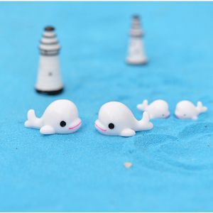 NEWMini Cute White Blue Dolphin Blue Dolphin DIY Material Cake Doll Plant Fiber