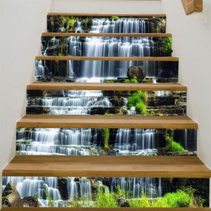 6pcs/Set 3D Stair Riser Floor Home Decor 3D Sticker