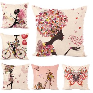 Fairy Butterfly Pillow Case Printed Printed Pillows Adults
