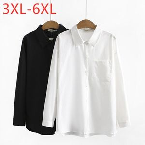 Women&#039;s Plus Size T Ladies Loose White Black Cotton Pocket Women's Plus Size T-Shirt Spring/Autumn Ladies Spring Autumn