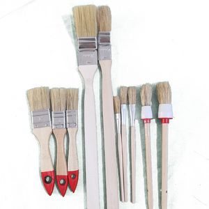Set of 10 pieces wooden handle Paint Paint Brush Decorator Paint Brushes Brush