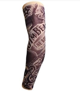 2PC Breathable 3D Tattoo UV Sleeve Arm Warmers Cycling Sun Protective Protective Covers Cotton