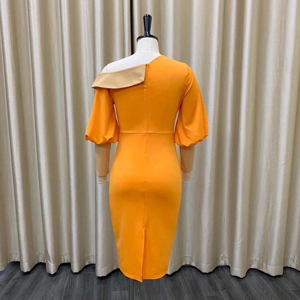 3 Colors Womens Bodycon Dresses Size Casual Color Matching Hip Empire Casual Color Matching Hip Skirt